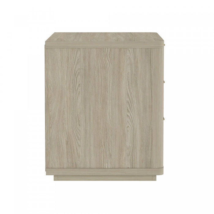 Evelyn Modern 32\" Nightstand in Natural (3-Drawer) 