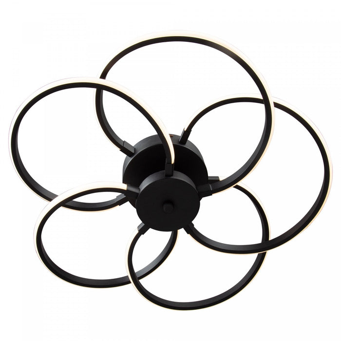Equinox 30 W LED Black Flush Mount 