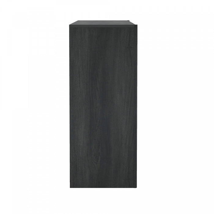 Linda Modern Console Table in Charcoal Gray Hall Table 