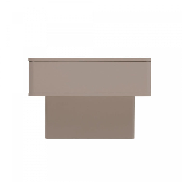 Ella Modern 47\" Coffee Table in Mocha 