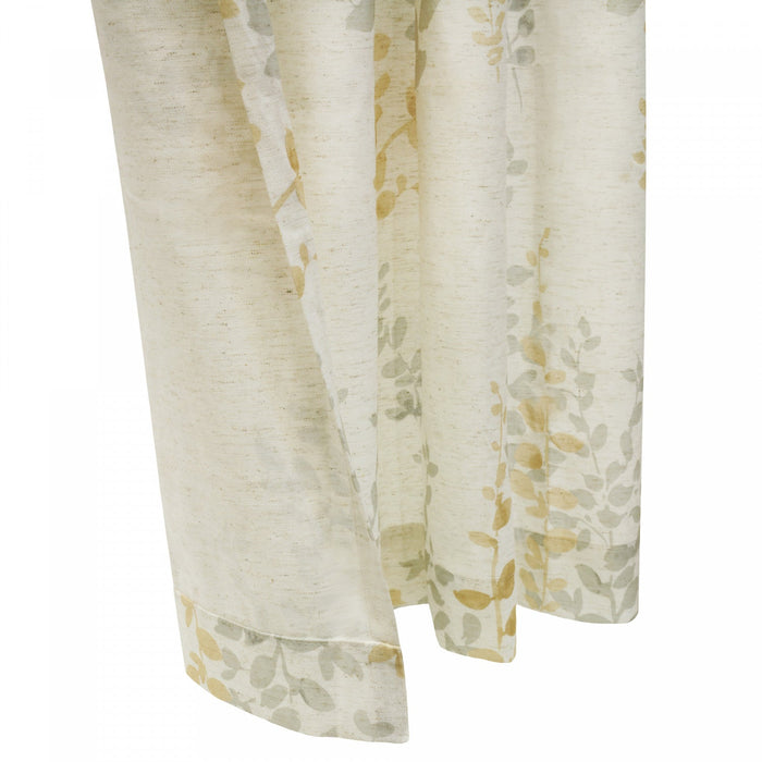Habitat Lana Ivory Light Filtering Grommet Curtain Panel - 50 x 63