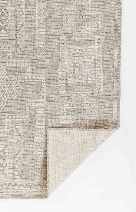 Nyra Transitional 8'0\" x 10'0\" Area Rug in Grey Indoor Area Rug 