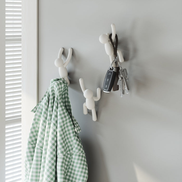Umbra Buddy Wall Hooks - White
