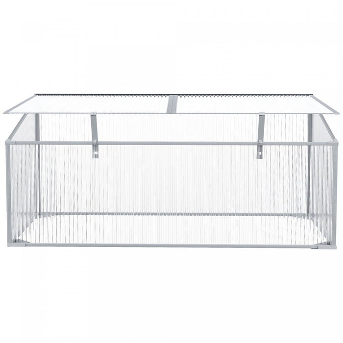 Outsunny 39''x23.5''x17.25'' Outdoor & Indoor Greenhouse For Plants Larger Room With Adjustable Suns