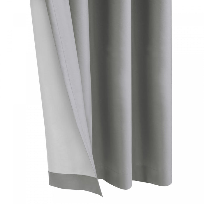 Thermaplus Alpine Light Grey Blackout Grommet Curtain Panel - 52 x 84