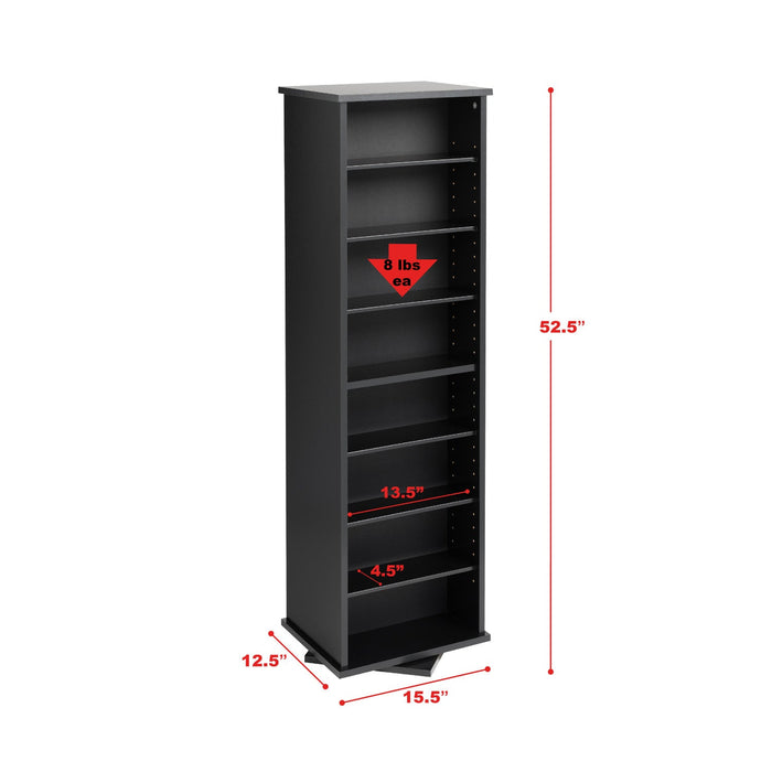 Two-Sided Spinning Tower - Black