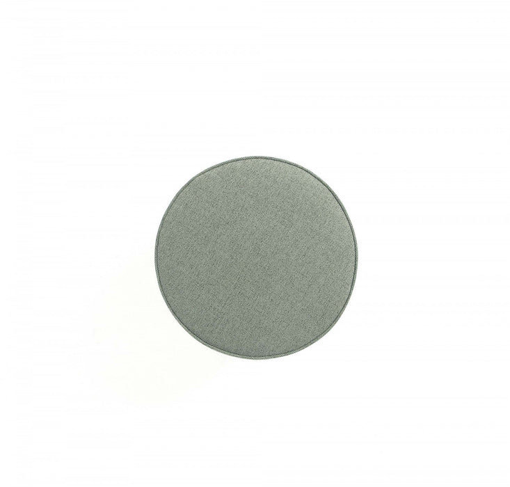 Bailey Mid-Century Modern Upholstered Accent Ottoman in Sage Green 
