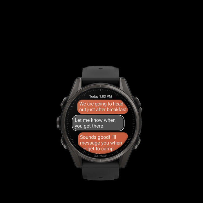 Garmin Fēnix 8 Amoled Sapphire Smartwatch 43mm - Gps, Compass, Gyroscope And Barometric Altimeter 
