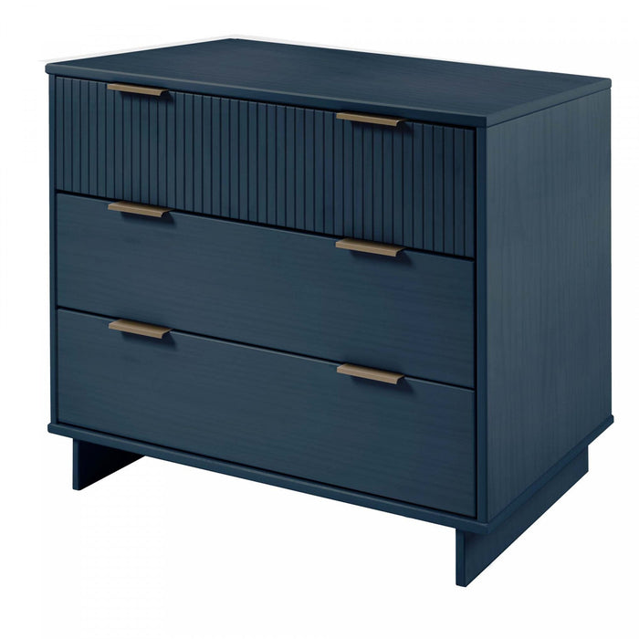 Granville Modern 2-Piece Dresser Set in Midnight Blue 