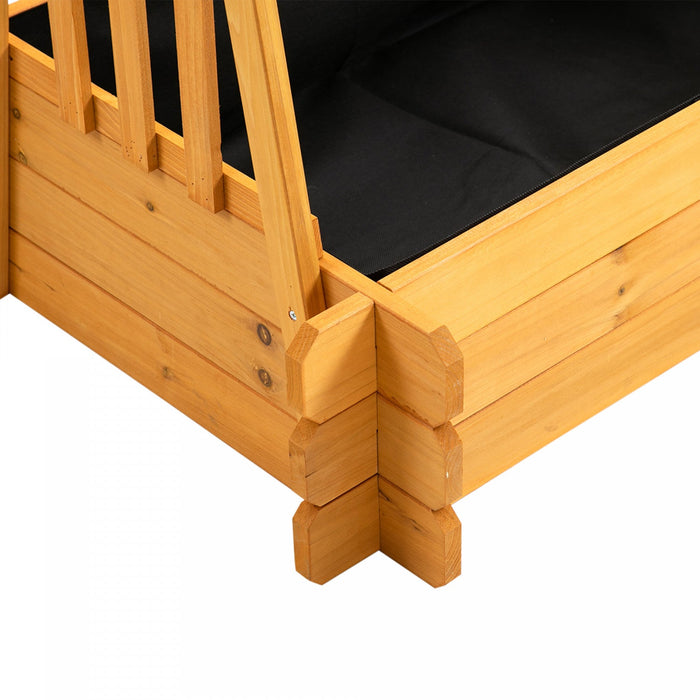 Outsunny 43\" X 26\" X 47'' Raised Garden Bed With Arbor Arch Trellis For Various Climbing Plant, Outd