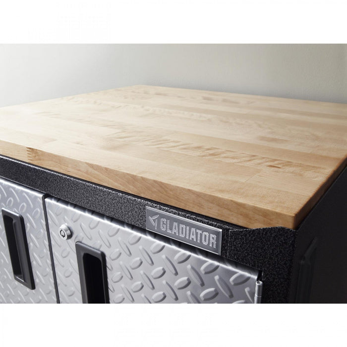 Gladiator 6' Adjustable Height Hardwood Workbench - Hammered Granite