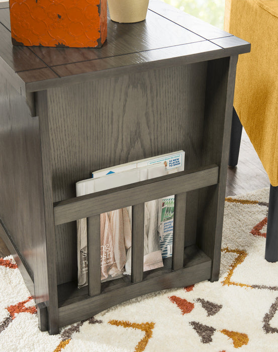 Parnell Chairside Table - Grey