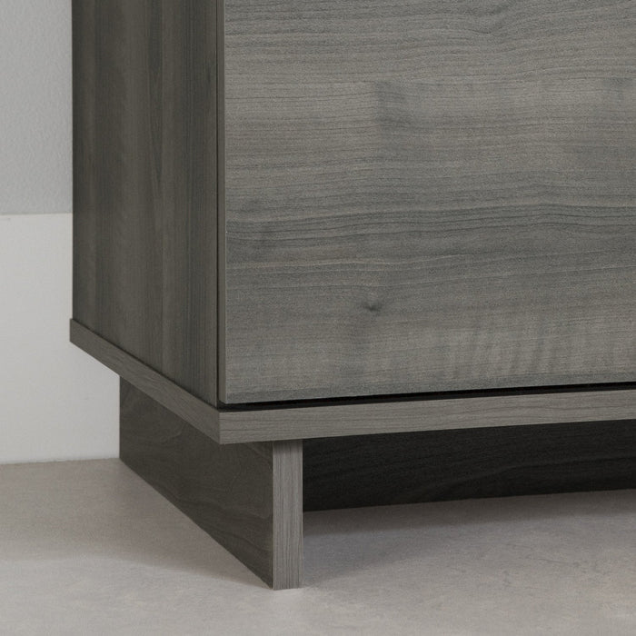 Cavalleri Nightstand with 2 Drawers - Grey Maple
