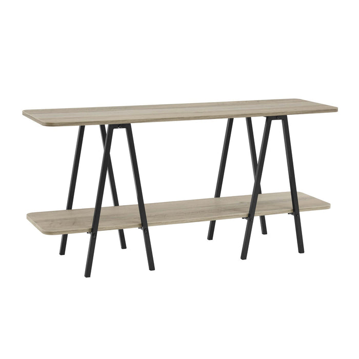 Celine Contemporary Modern 47\" Console Table in Rustic Gray 