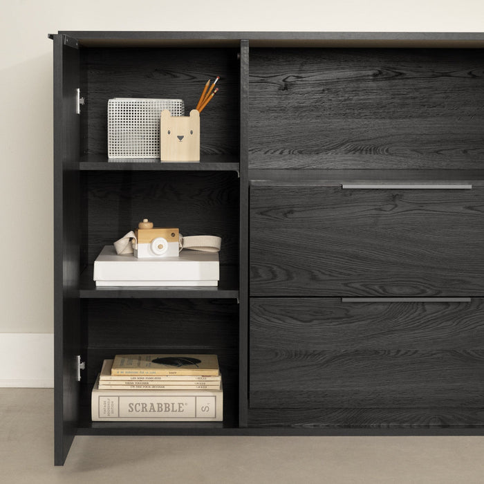 Hourra 2-Drawer Dresser - Grey Oak