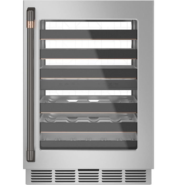Café Brushed Black Wine and Beverage Centre Handle Kit - CXQW1H1PPBT 