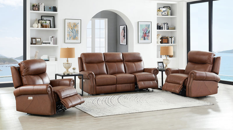 Hydeline Royce Power Recliner Chair - Brown