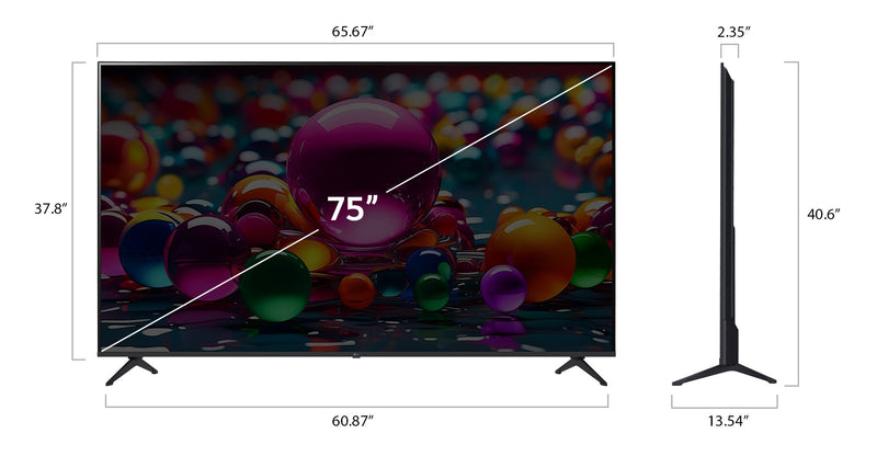 LG 75\" UA77 4K UHD Smart TV