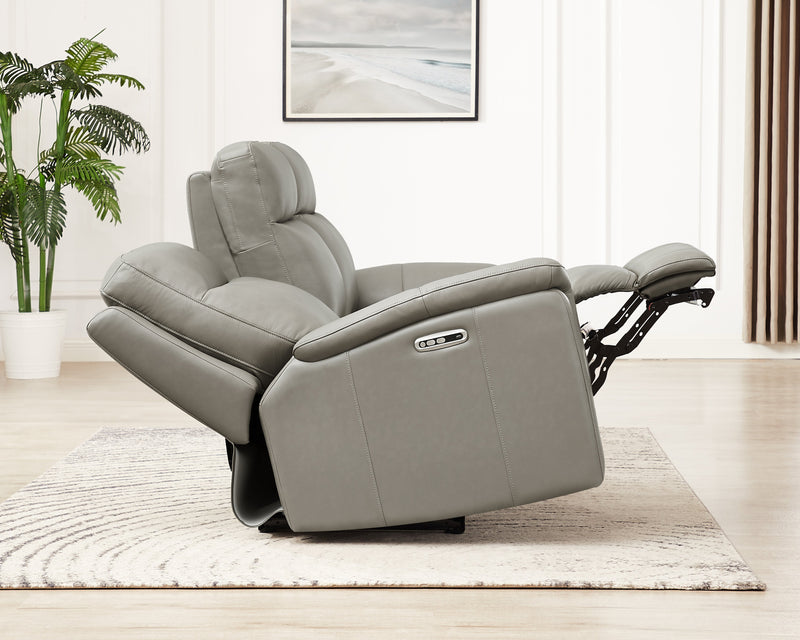 Hydeline Stanfield Power Reclining Sofa - Grey