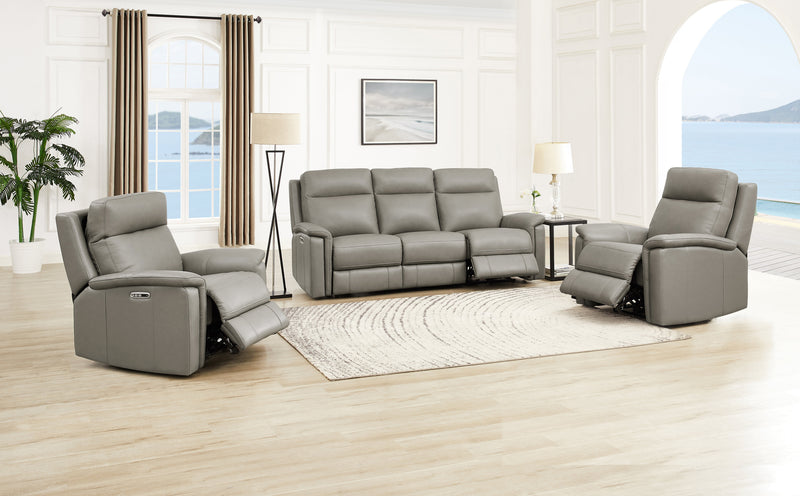 Hydeline Stanfield Power Recliner Chair - Grey