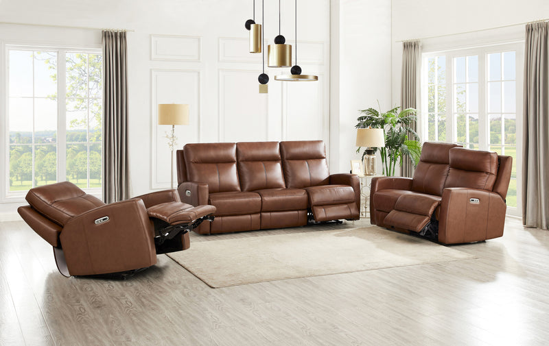 Hydeline Vienna Power Recliner Chair - Brown