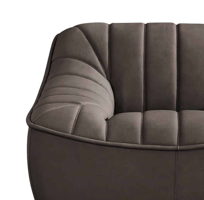 Hydeline Nest Leather Sofa - Chocolate