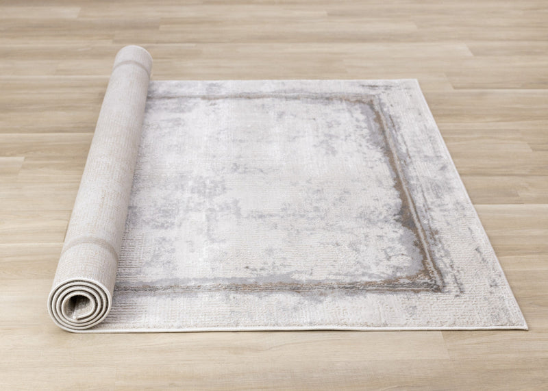 London Distressed Border Area Rug - 5'3\" x 7'7\"