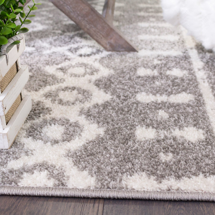 Lavan L Grey Mor 3x5 Area Rug