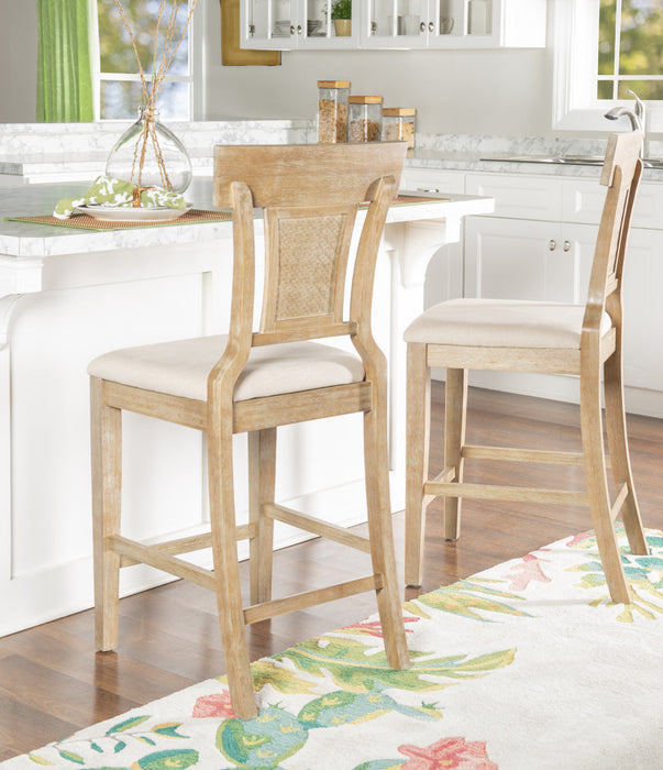 Rylan Fabric Counter-Height Stool - Natural