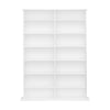 Prepac Double Width Wall Storage Bookcase - White