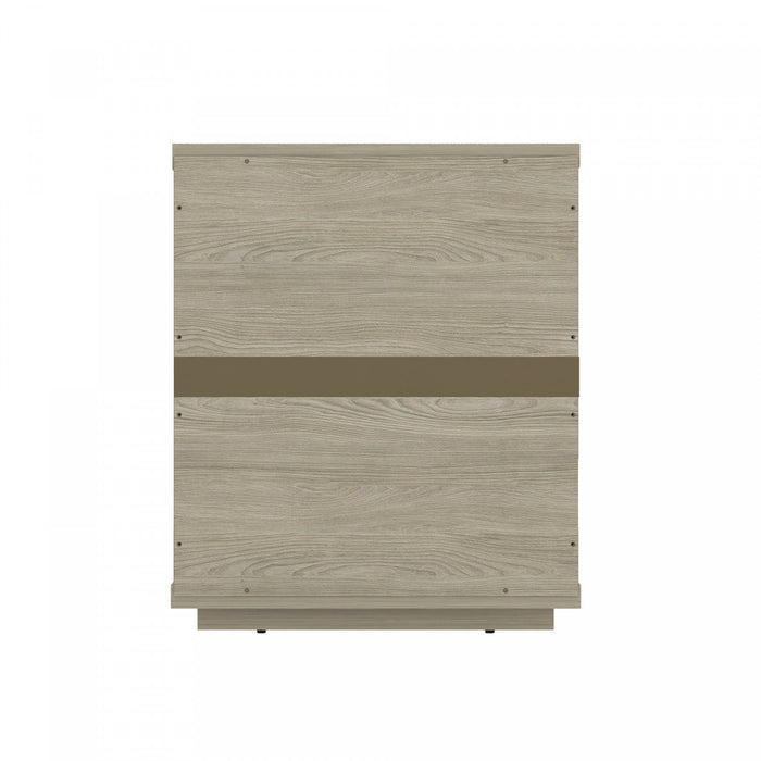 Evelyn Modern 20\" Nightstand in Natural (1-Drawer) 