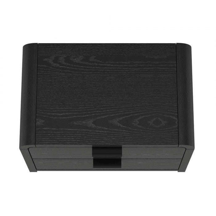 Grace Modern 28\" Nightstand in Black 