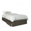Nordika Twin Storage Platform Bed - Grey 