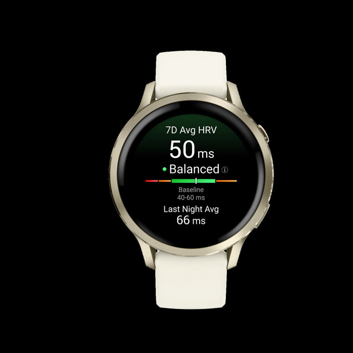 Garmin Venu 4 41mm Lunar Gold Fitness Smartwatch - Health Monitor, GPS Tracking, Sleep Coaching, Music Playback, Voice Calls, Long Battery Life