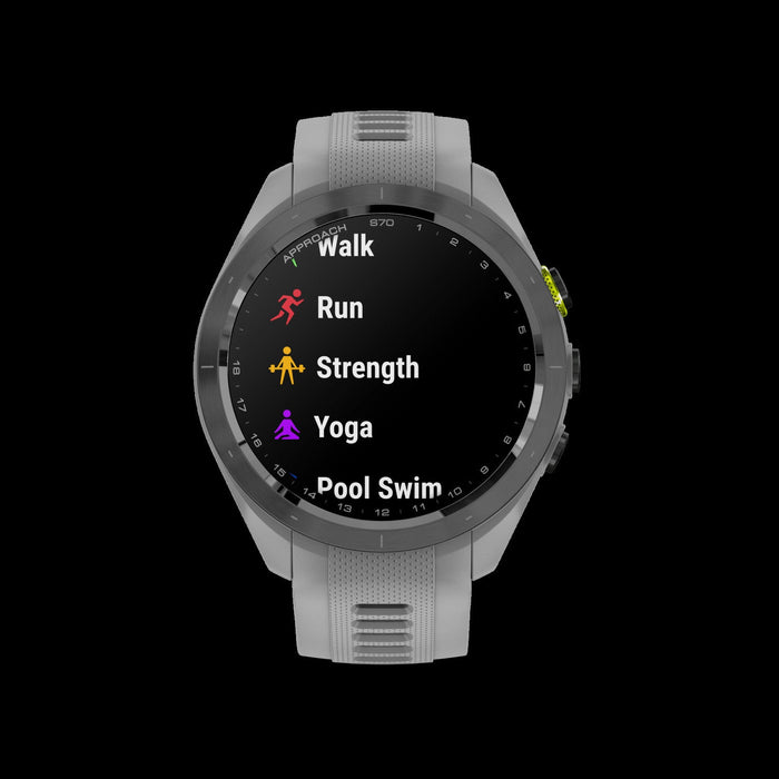 Garmin Approach S70 42mm - Black Ceramic, Amoled Golf Watch, 43k Courses, Virtual Caddie, Gps