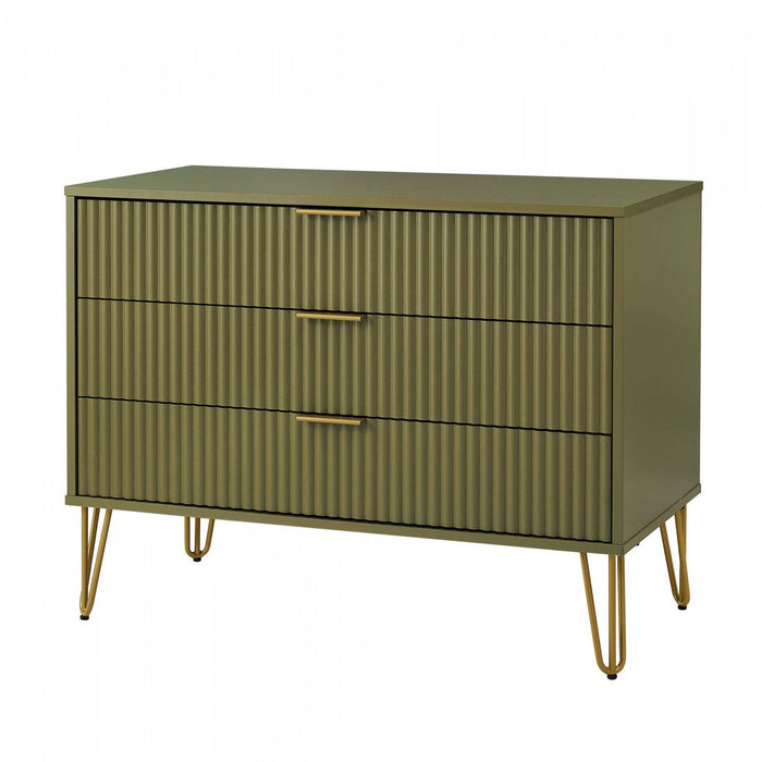 Dumbo Modern 2-Piece Dresser Set in Olive Green 