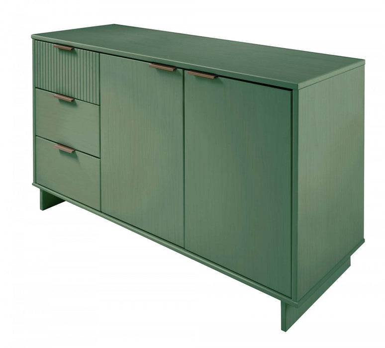 Granville Modern 55\" Sideboard in Sage Green Buffet 