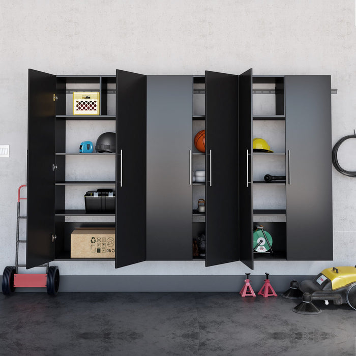 Hangups 108-inch 3-piece Garage Storage Cabinet Set E - Black 