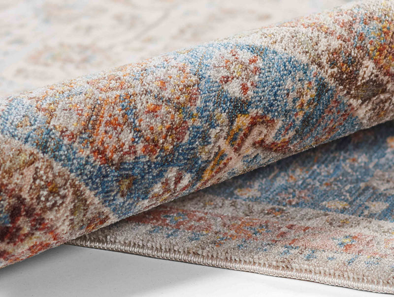 Irina Traditional 9'0\" x Area Rug in Multi Indoor Area Rug 