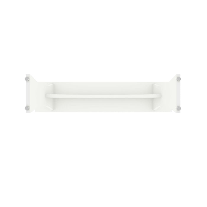 Coney Mid-Century Modern Dining Bench in White - Set of 2 