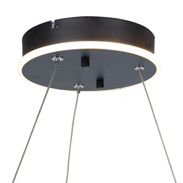 Sirius Collection Integrated LED Chandelier - Black