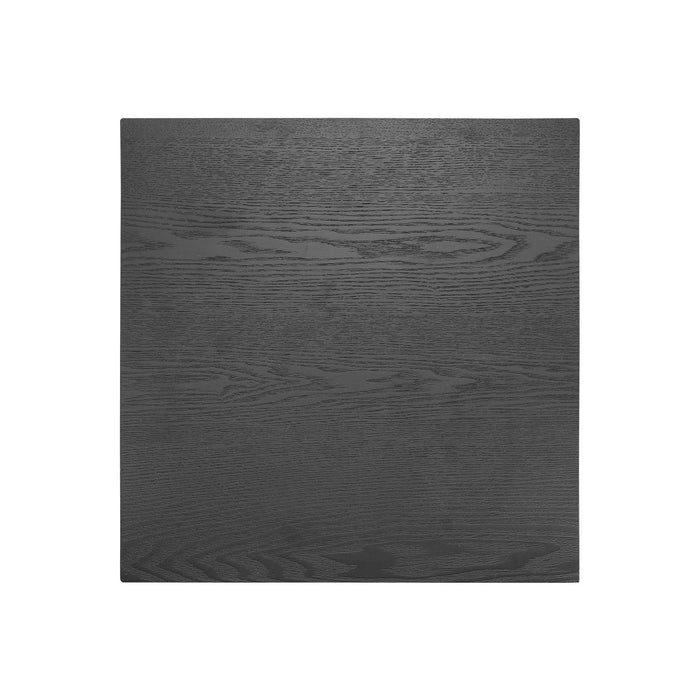 Grace Rustic End Table,Black  