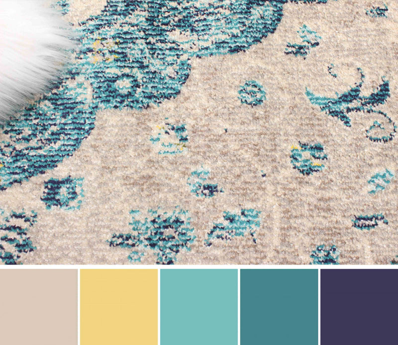 Daria Blue Rug 5'0\" x 8'0\" 