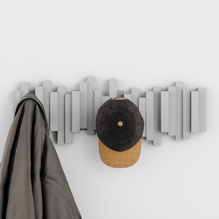 Umbra Modern Sticks Wall-Mounted Coat Rack - Grey