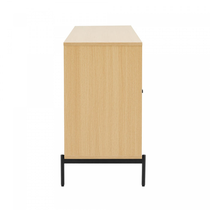 Magnolia Modern 71\" Sideboard in Light Oak Buffet 