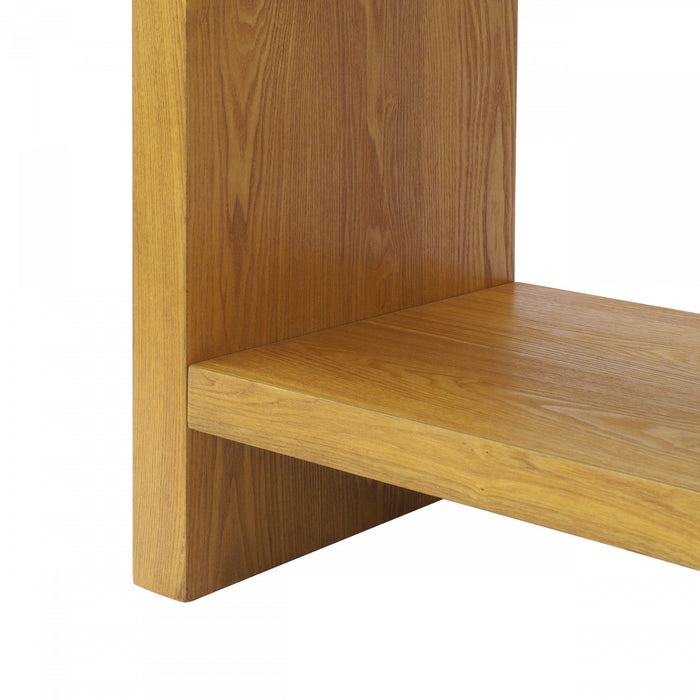 Aubrey 47.5\" Farmhouse Style Sofa Table with Storage - Brown 