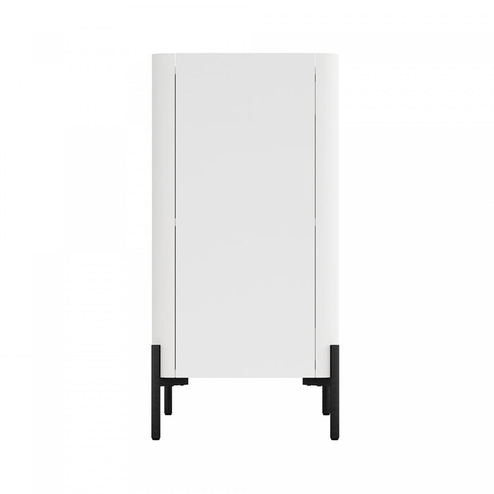Abbey Modern 32\" Accent Cabinet in White 