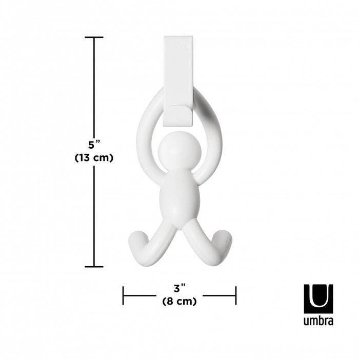 Umbra Buddy Over-Cabinet Hooks - White