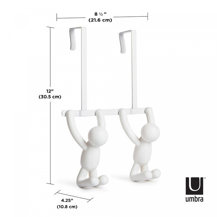 Umbra Buddy Double Over-Door Hooks - White