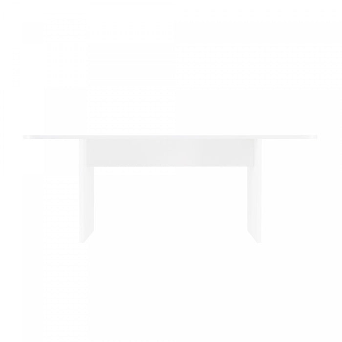 Ella Modern 79\" Dining Table in White 